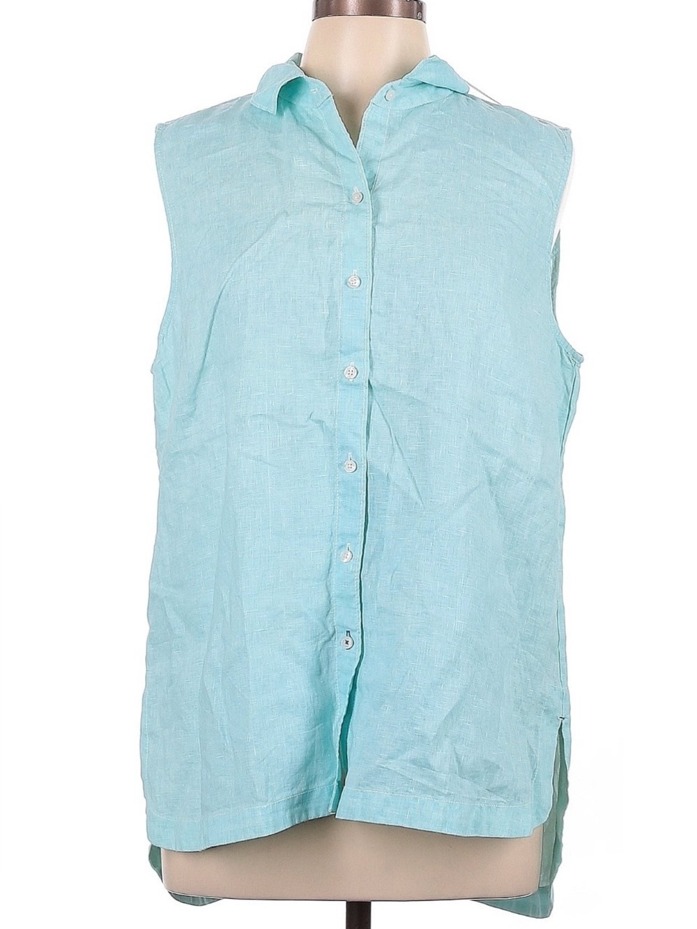 NWT Tommy Bahama Breezer Linen Shirt in Sea Glass size L beach cover-up
